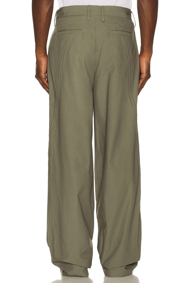 Cotton Ripstop Pleated Trouser 3