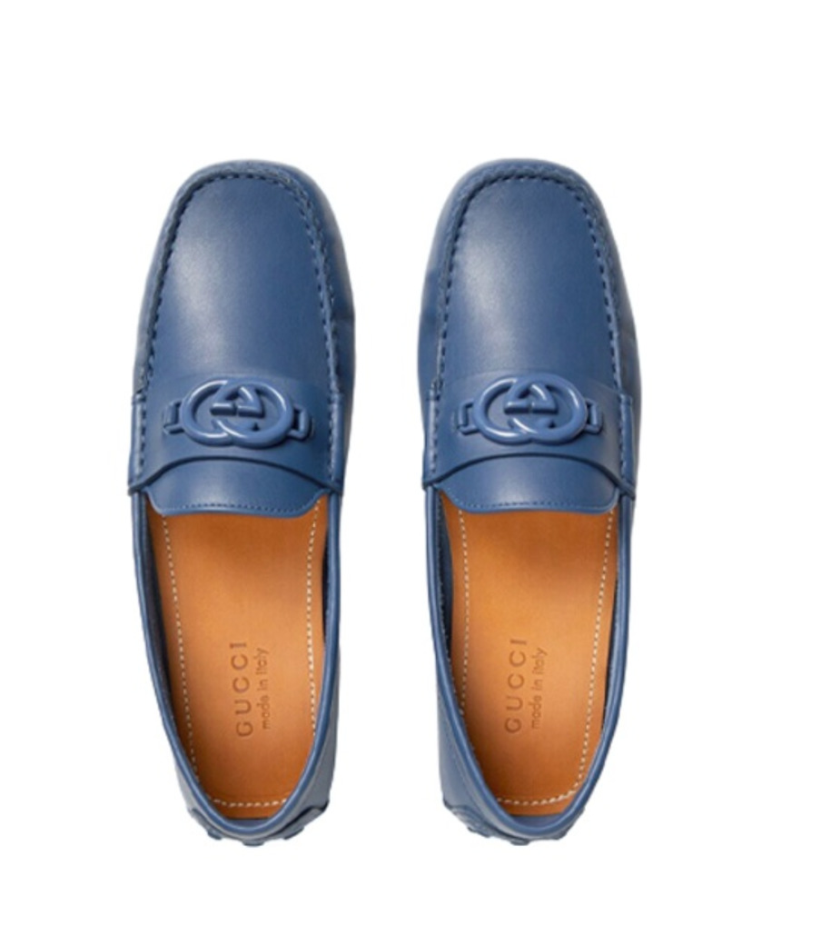 Gucci Interlocking G Driver 'Washed Indigo' 692379-1XH00-4246 - 3
