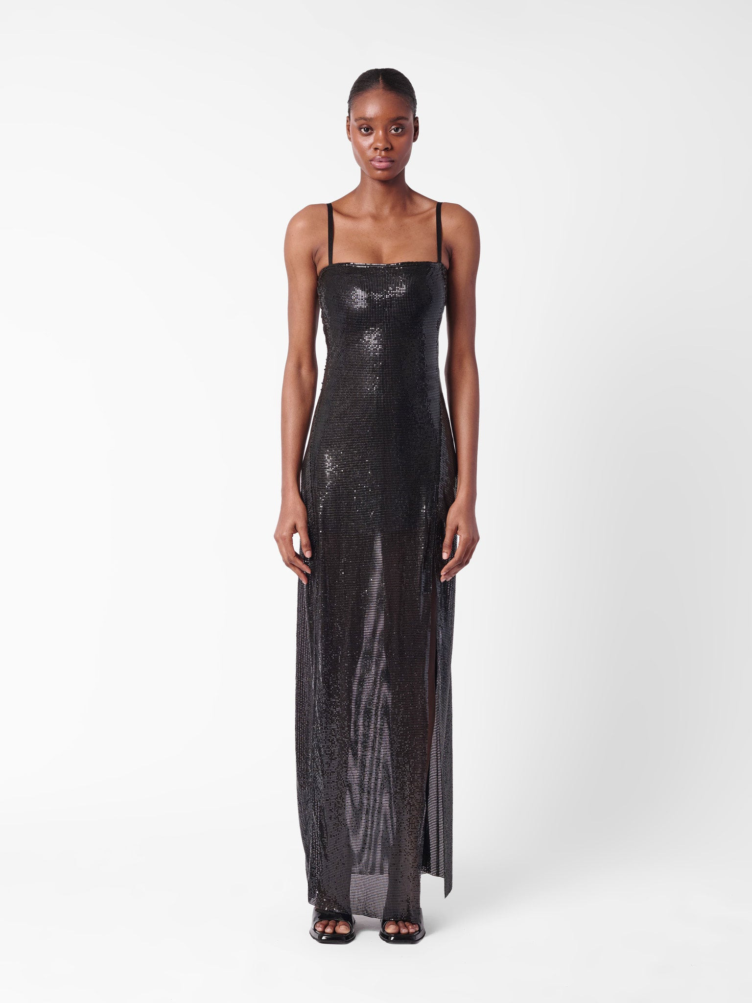 CARINA MAXI DRESS BLACK - 2