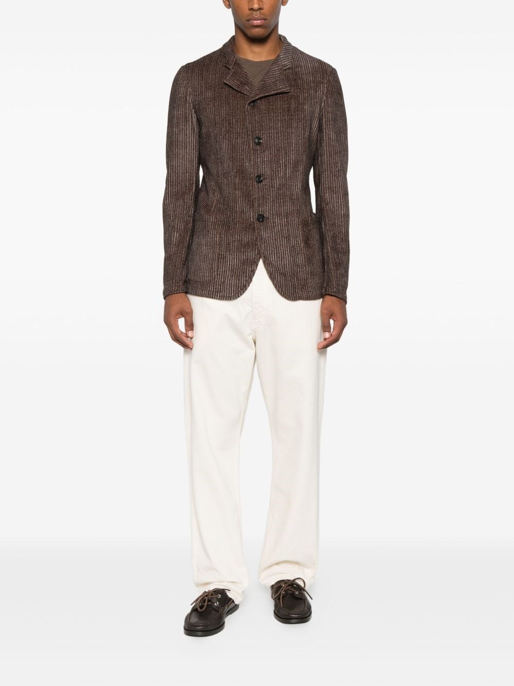Single-breasted blazer jacket - 2