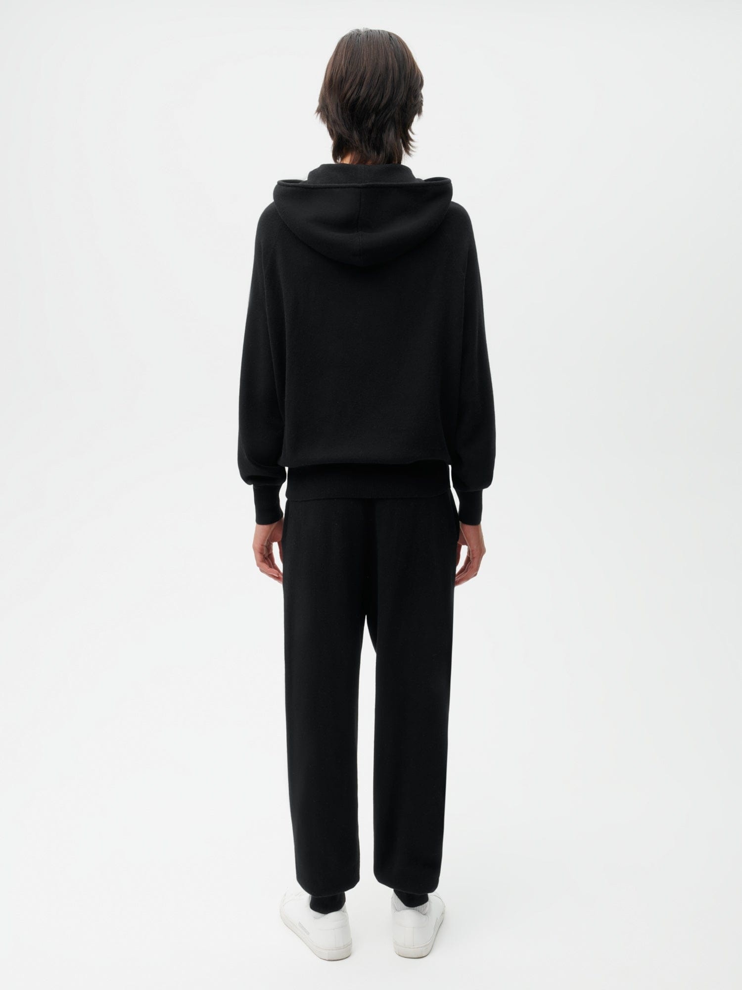 Archive Mens Recycled Cashmere Track Pants - Black - 3