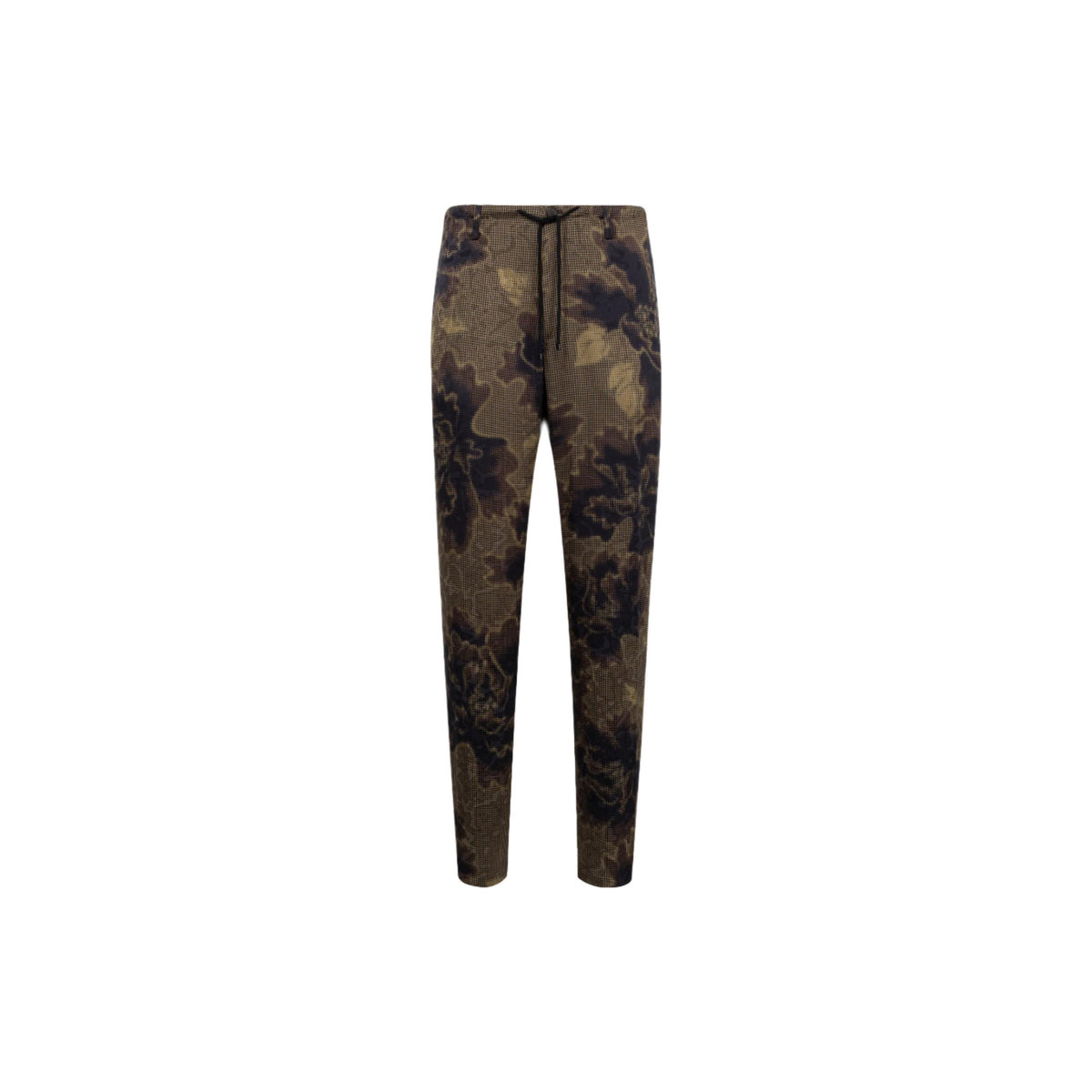 PRINTED PANTS (BROWN) - 2