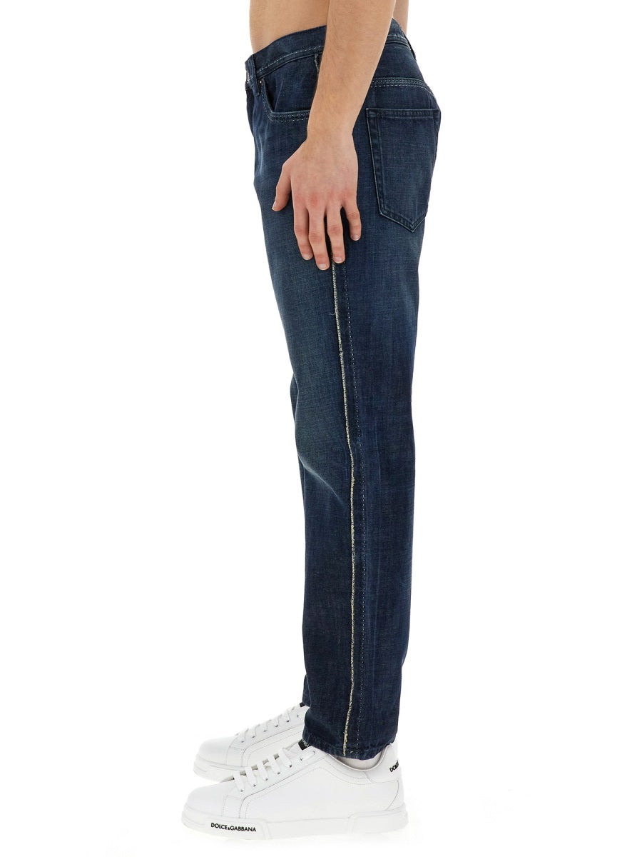 Dolce & Gabbana Men Loose Fit Jeans - 4