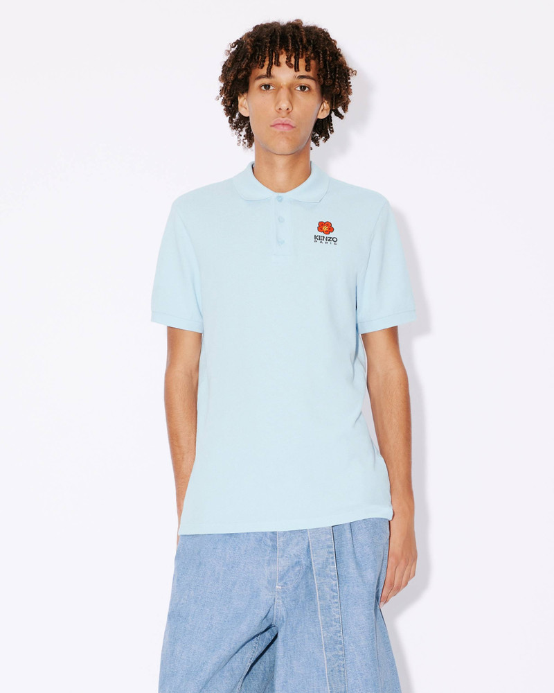 'Boke Flower' embroidered slim-fit polo shirt 3
