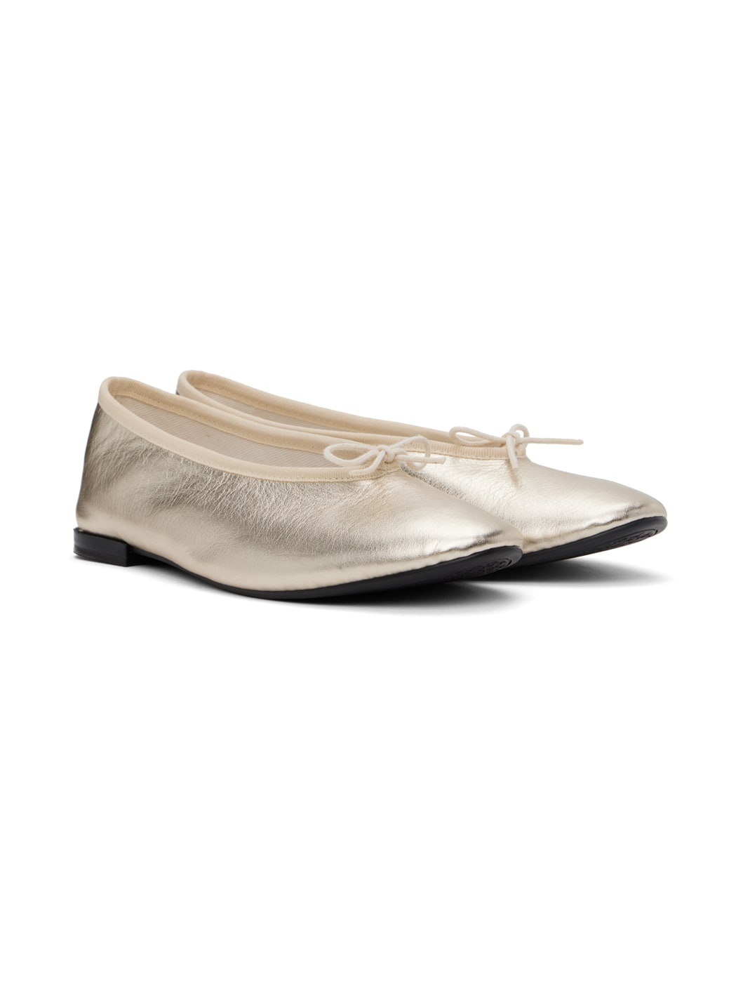 Gold Lilouh Ballerina Flats - 4