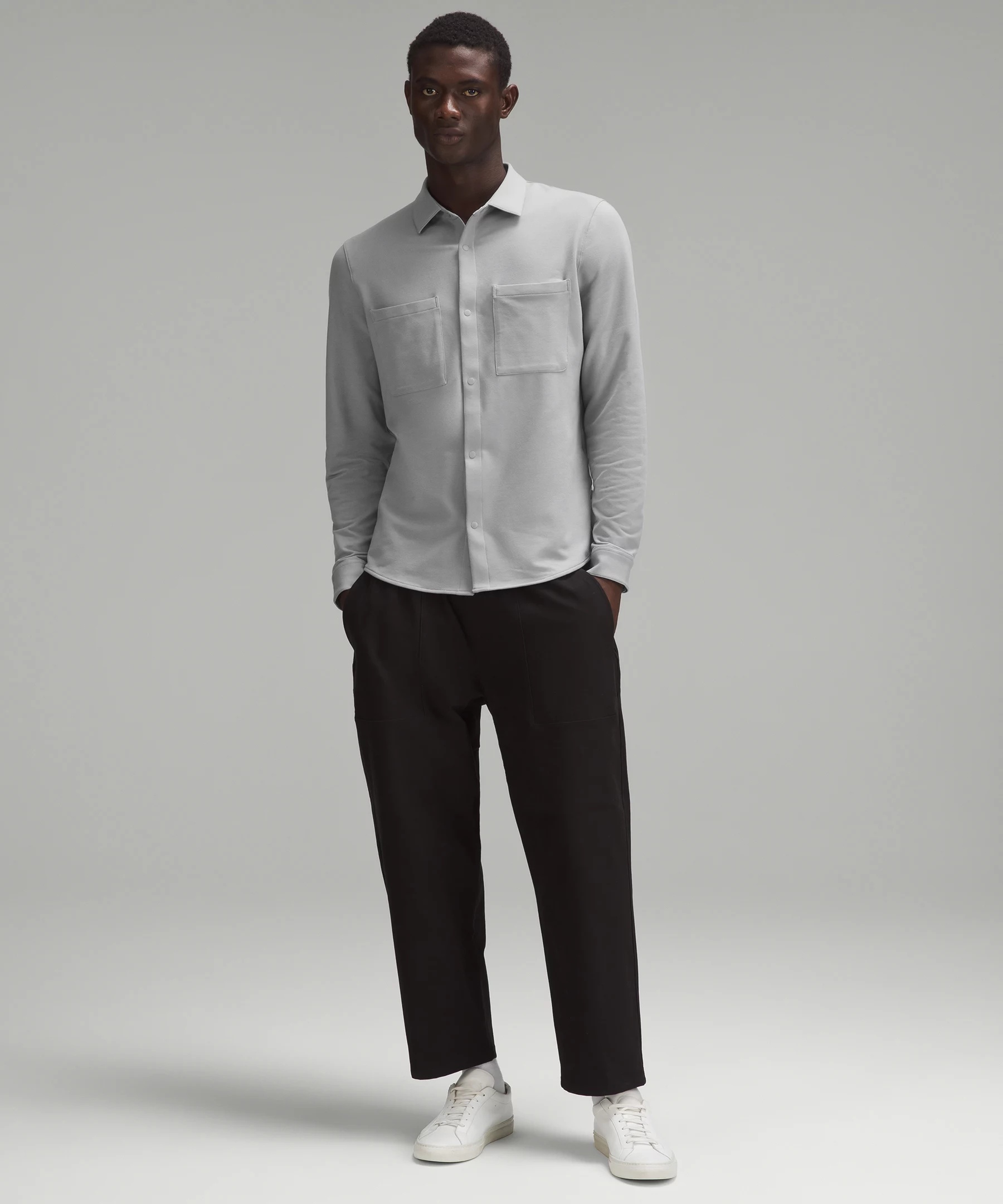 Soft Knit Overshirt *French Terry - 2