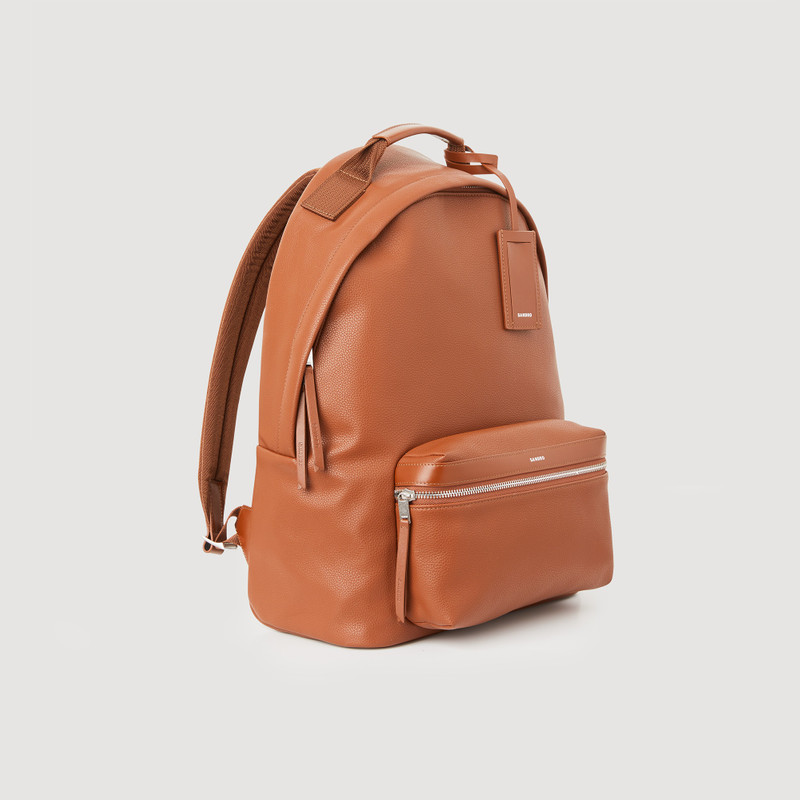 Sandro Coated canvas backpack outlook