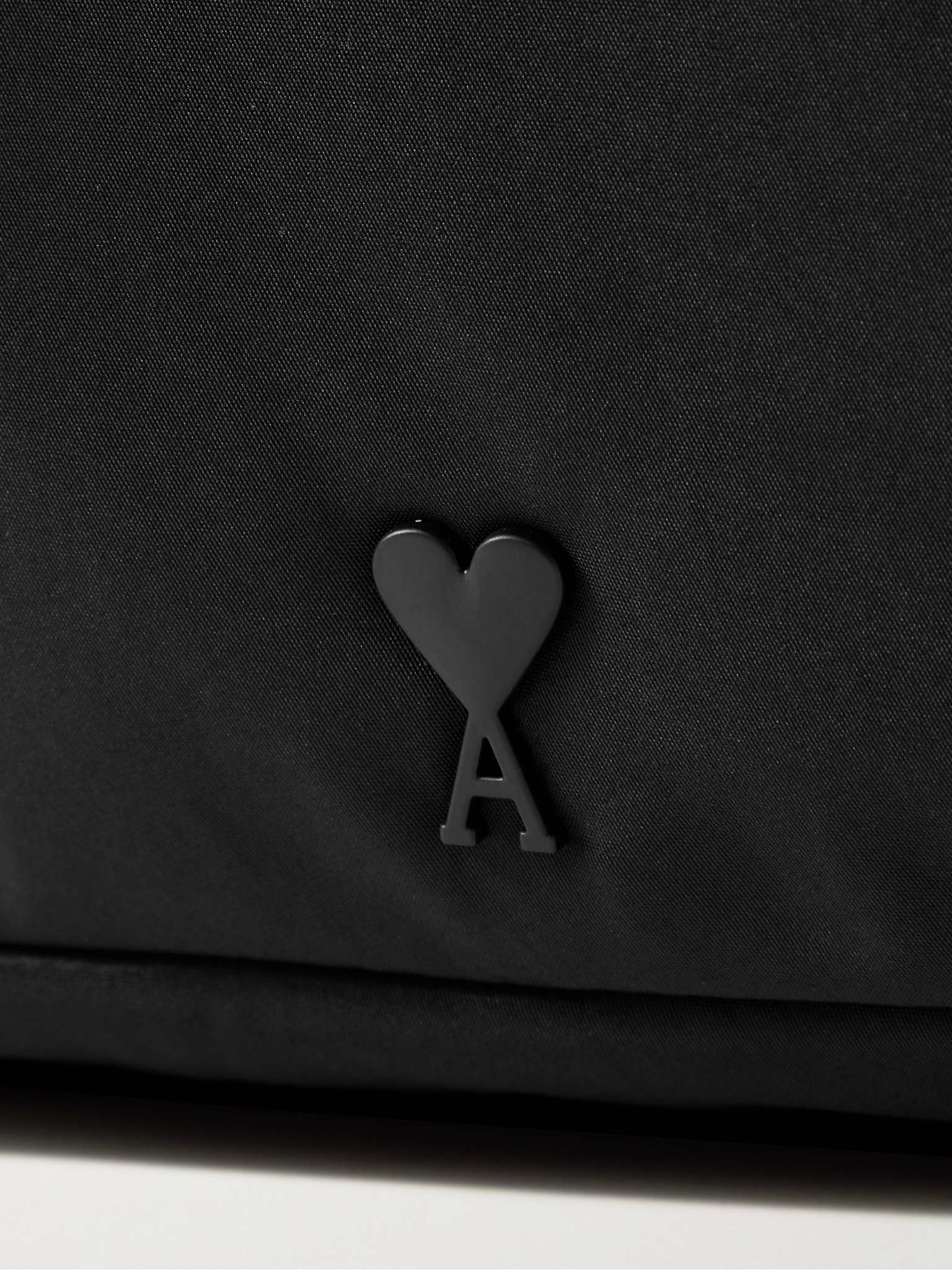 【超特価sale開催】  AMI Paris Bag Tote Shell Logo-Embellished Leather-Trimmed バッグ