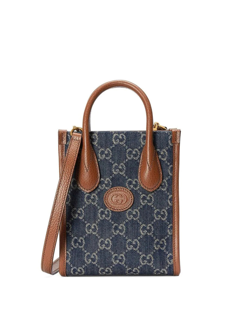 GG-pattern tote bag - 1