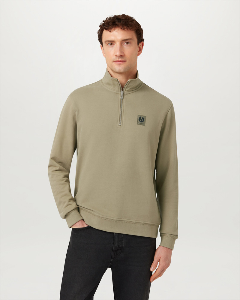 BELSTAFF QUARTER ZIP SWEATSHIRT 4