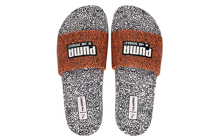 PUMA Mr. Doodle x Leadcat 20 Slides 'Wavy Doodles' 374218-01 - 3