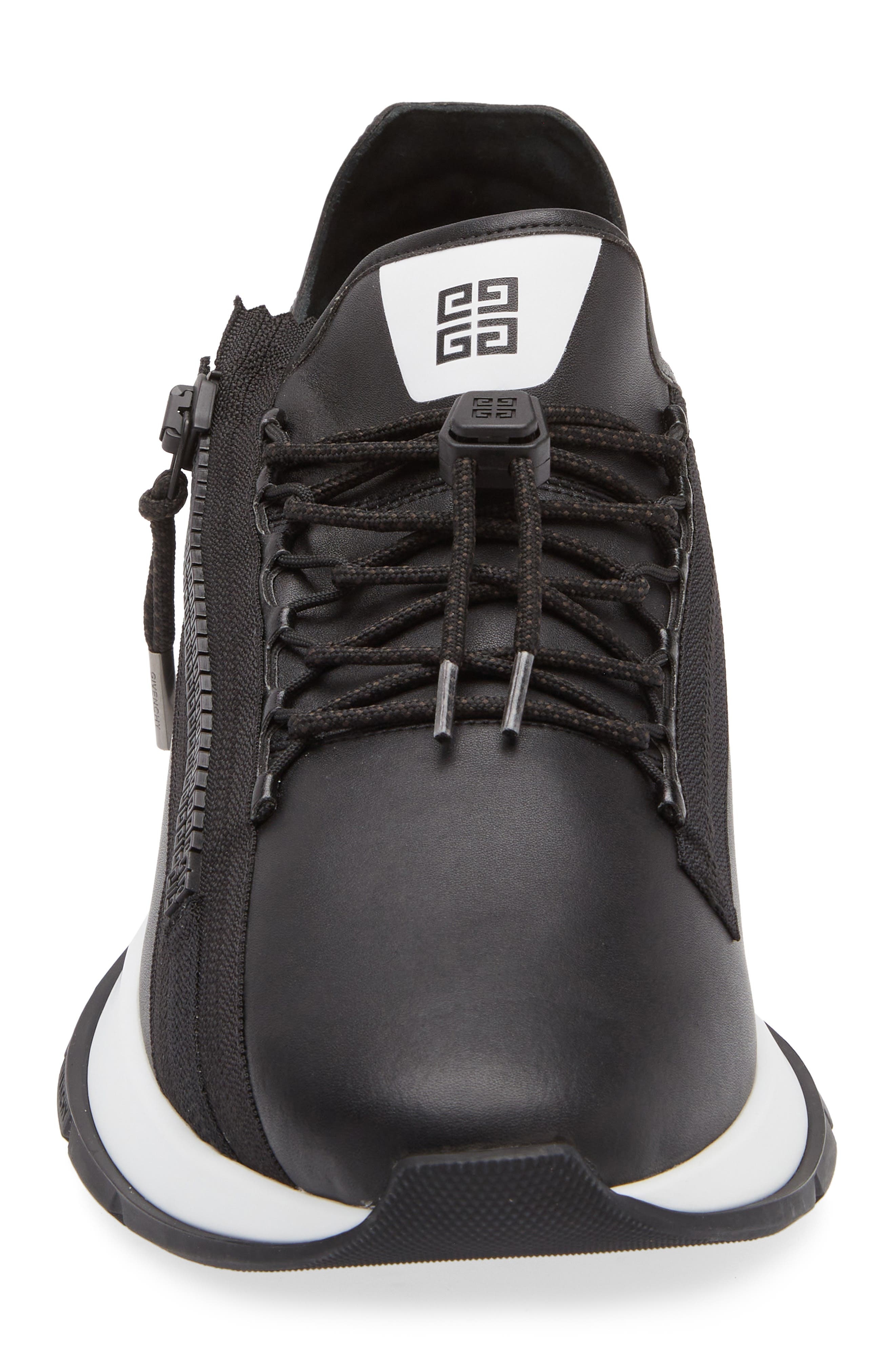 Givenchy Spectre Zip Sneaker in Black/White at Nordstrom - 4