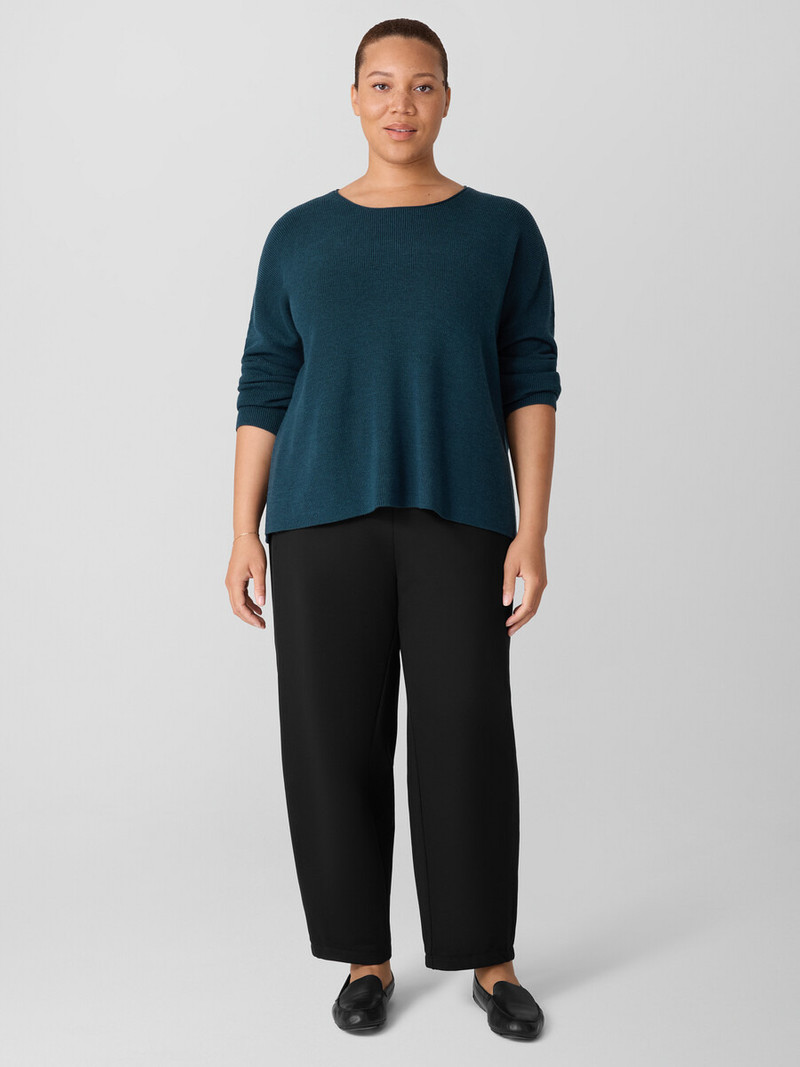 Merino Crew Neck Top in Regenerative Wool 6