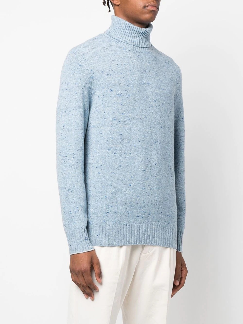 roll-neck knit jumper - 3