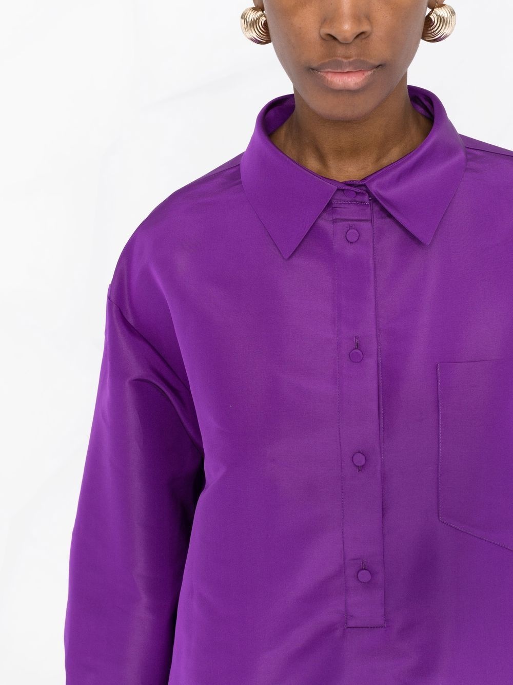 long-sleeve button-up shirt - 5