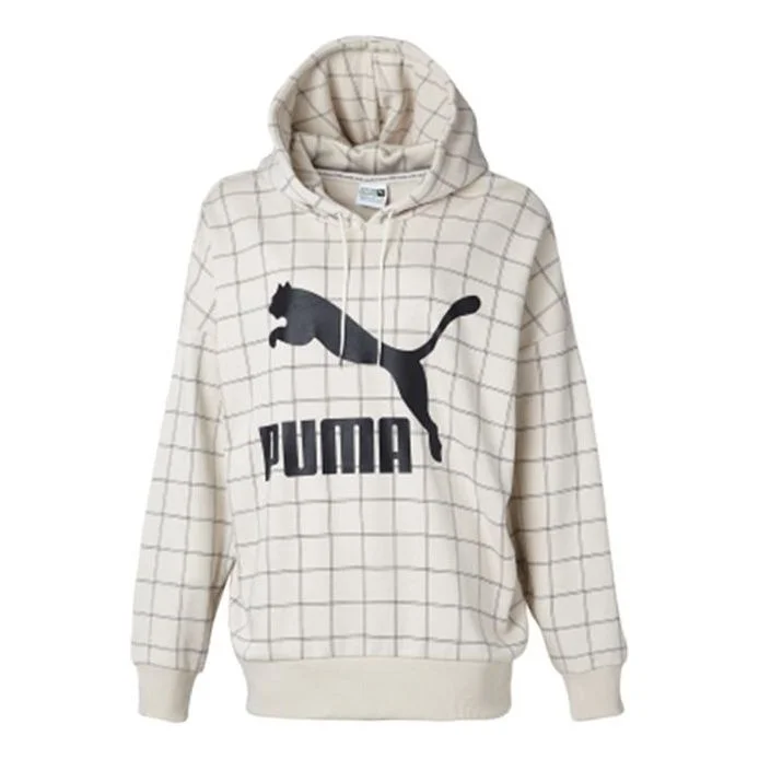 PUMA Breathable hooded Pullover Casual Sports Couple Style Creamy White 578339-02 - 1