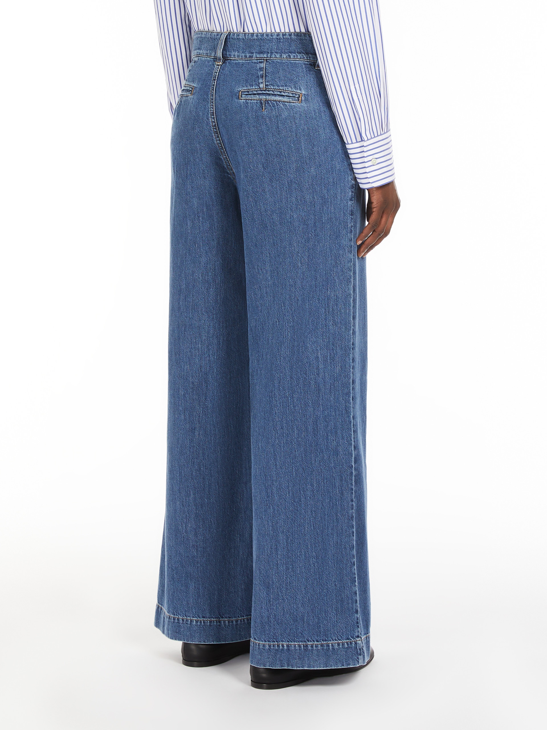 BUONO Wide denim trousers - 4
