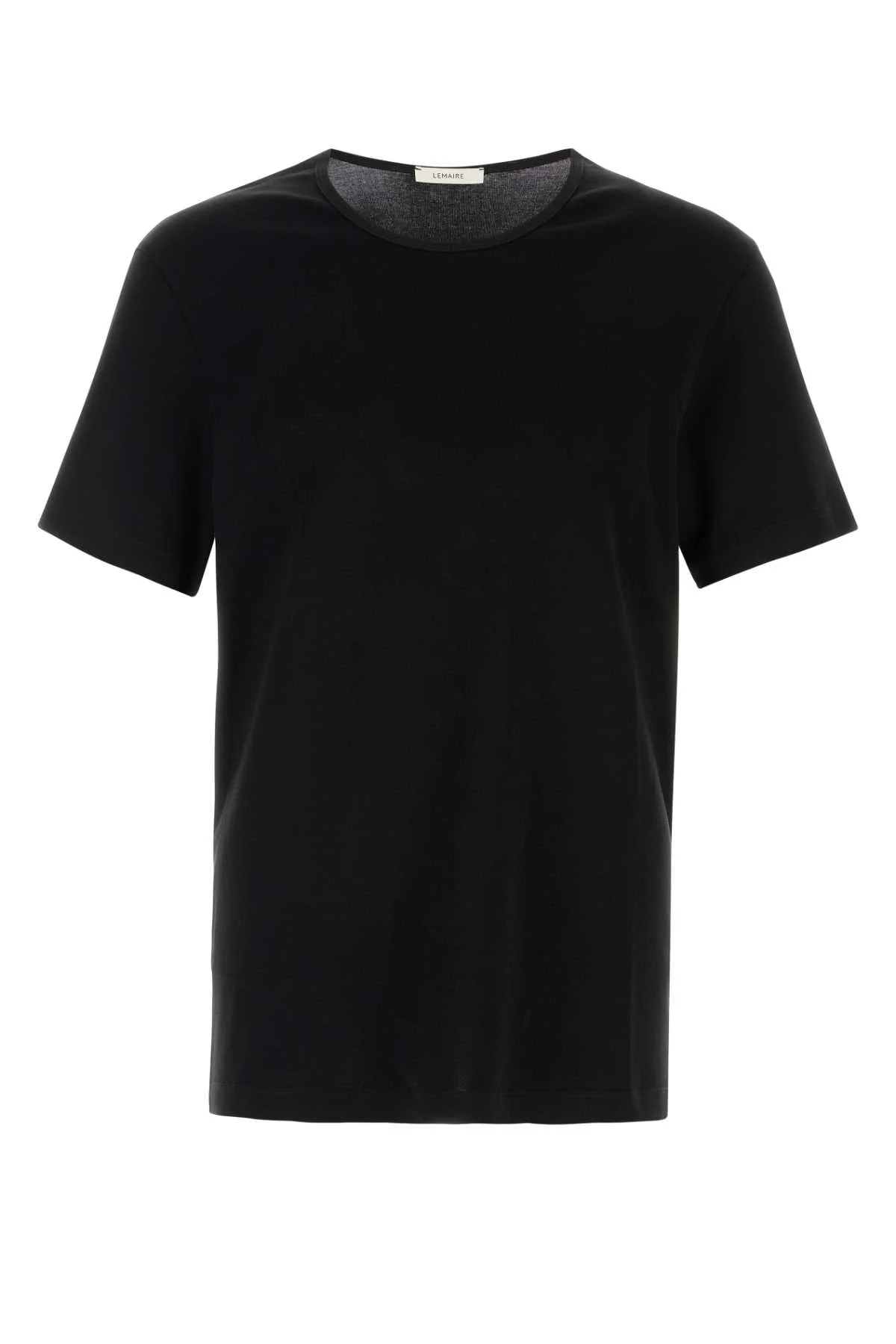 Lemaire Men Black Cotton T-Shirt - 1