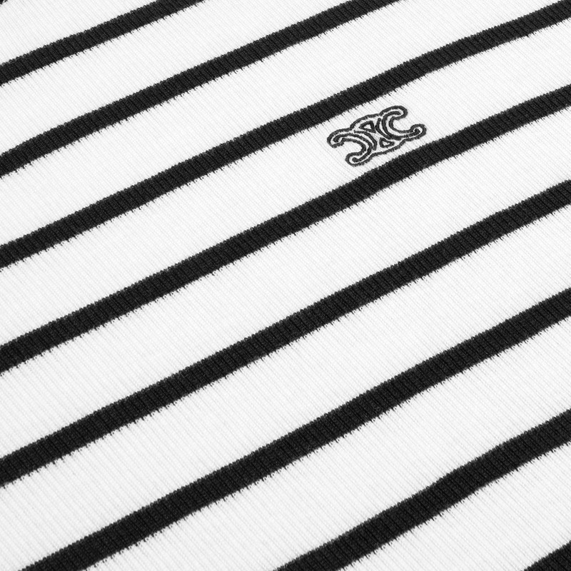 t-shirt IN striped silk jersey 4