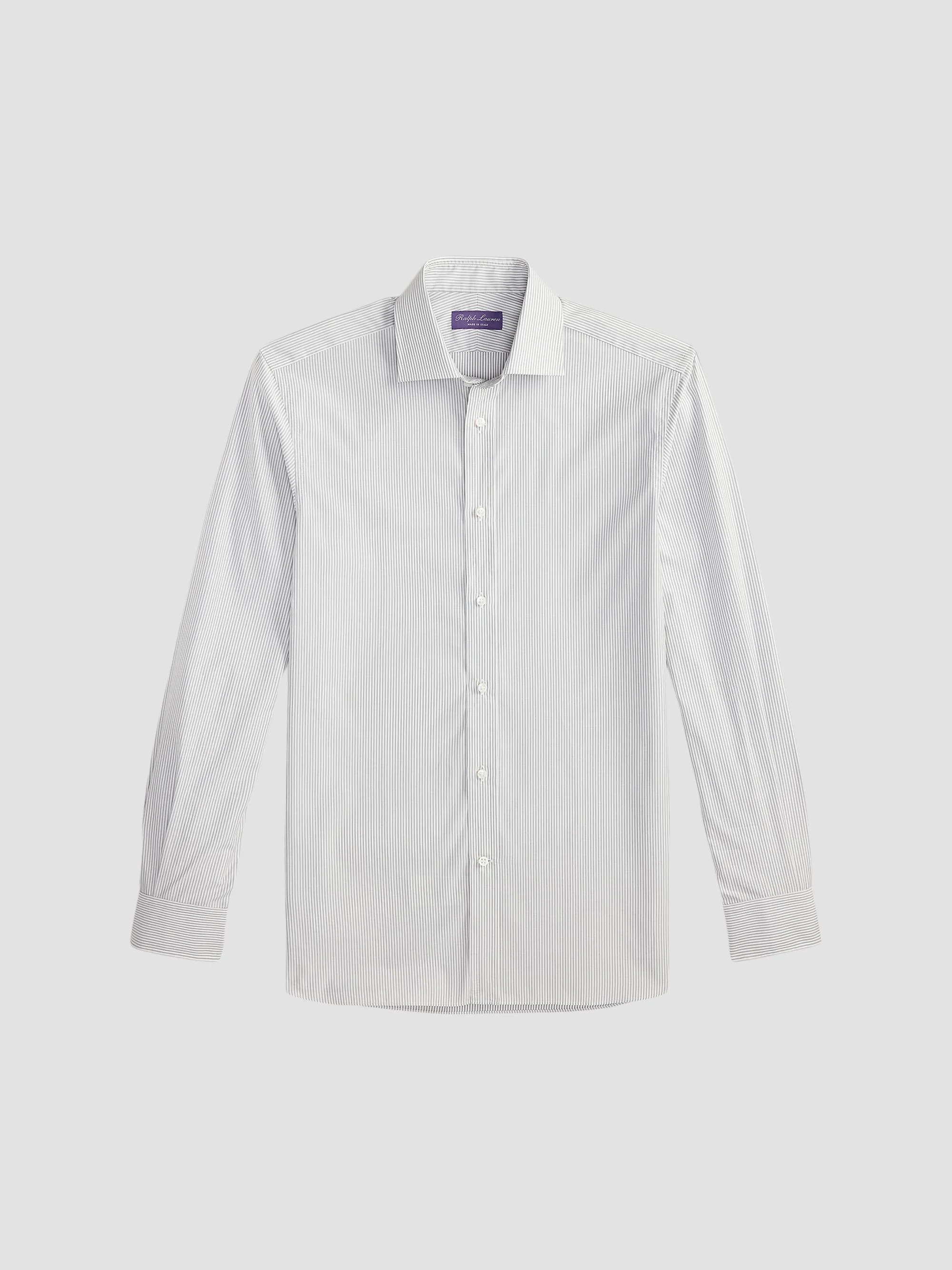 Men's Mini-Bengal-Stripe Shirt - Grey - 1