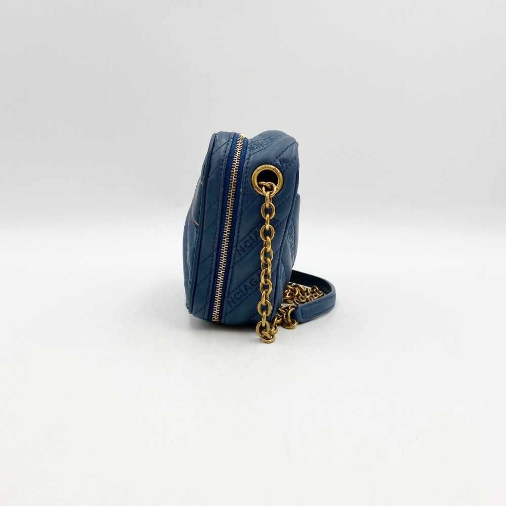 Balenciaga Blue Blanket Chain Crossbody Bag - 2