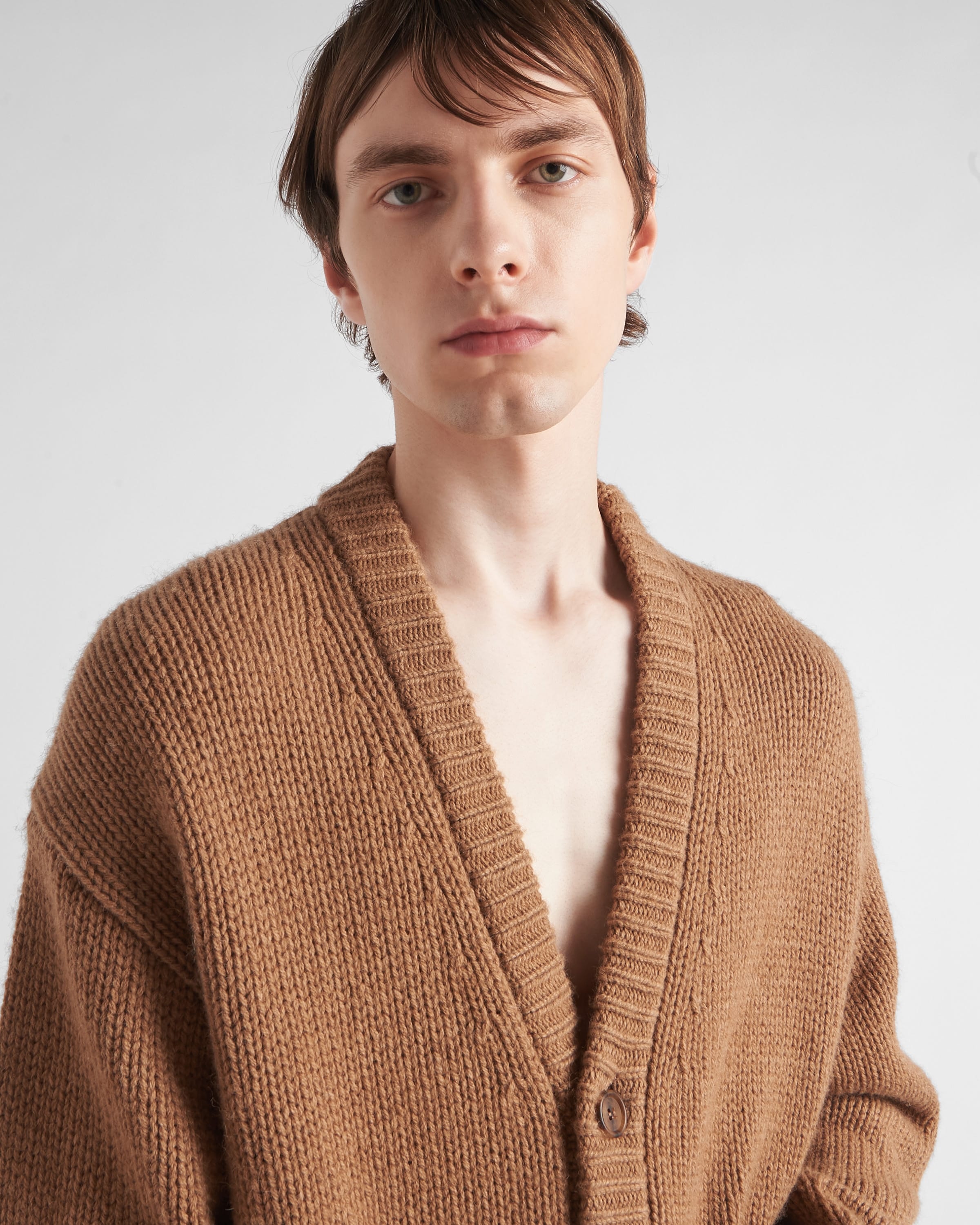 Camel hair cardigan - 3