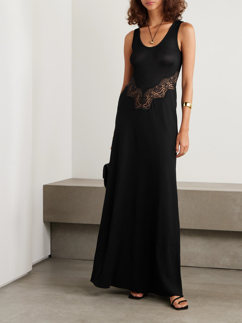 CHRISTOPHER ESBER Verna Lace-trimmed Jersey And Cady Maxi Dress outlook