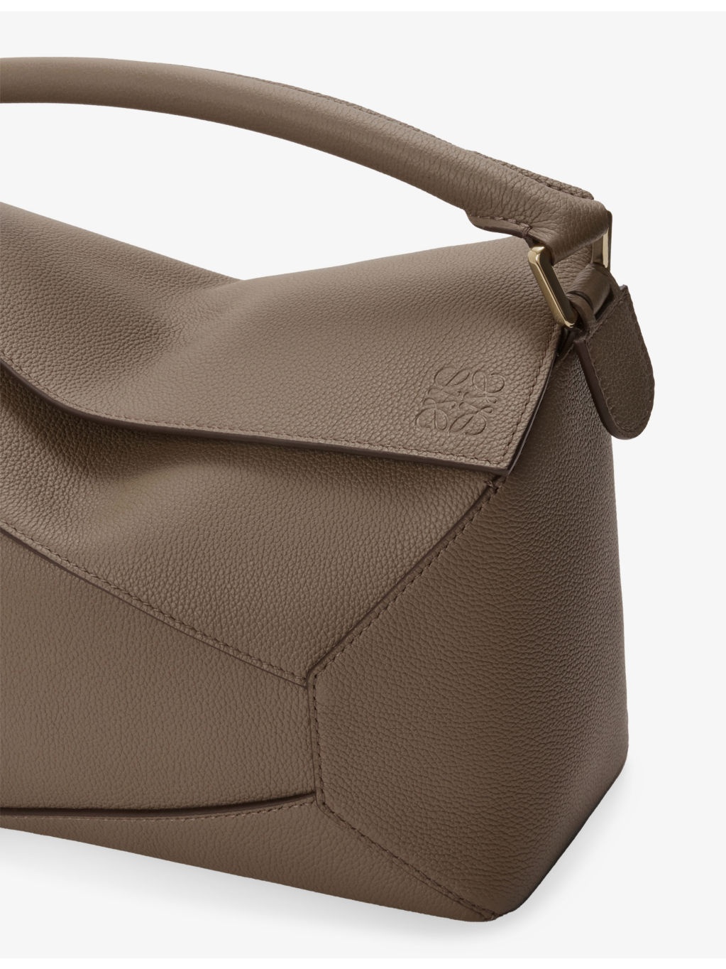 Puzzle Edge Medium Leather Shoulder Bag - 4