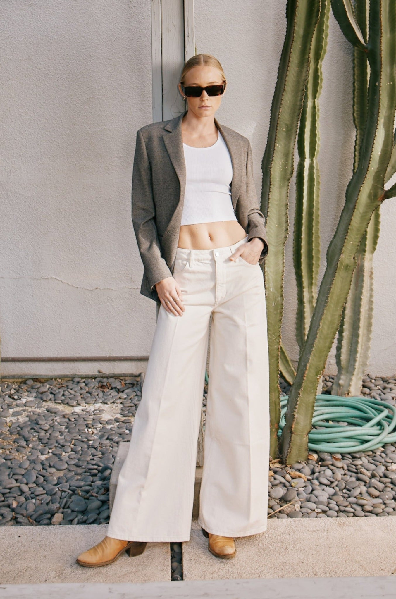 YOKO WIDE LEG DENIM - 5