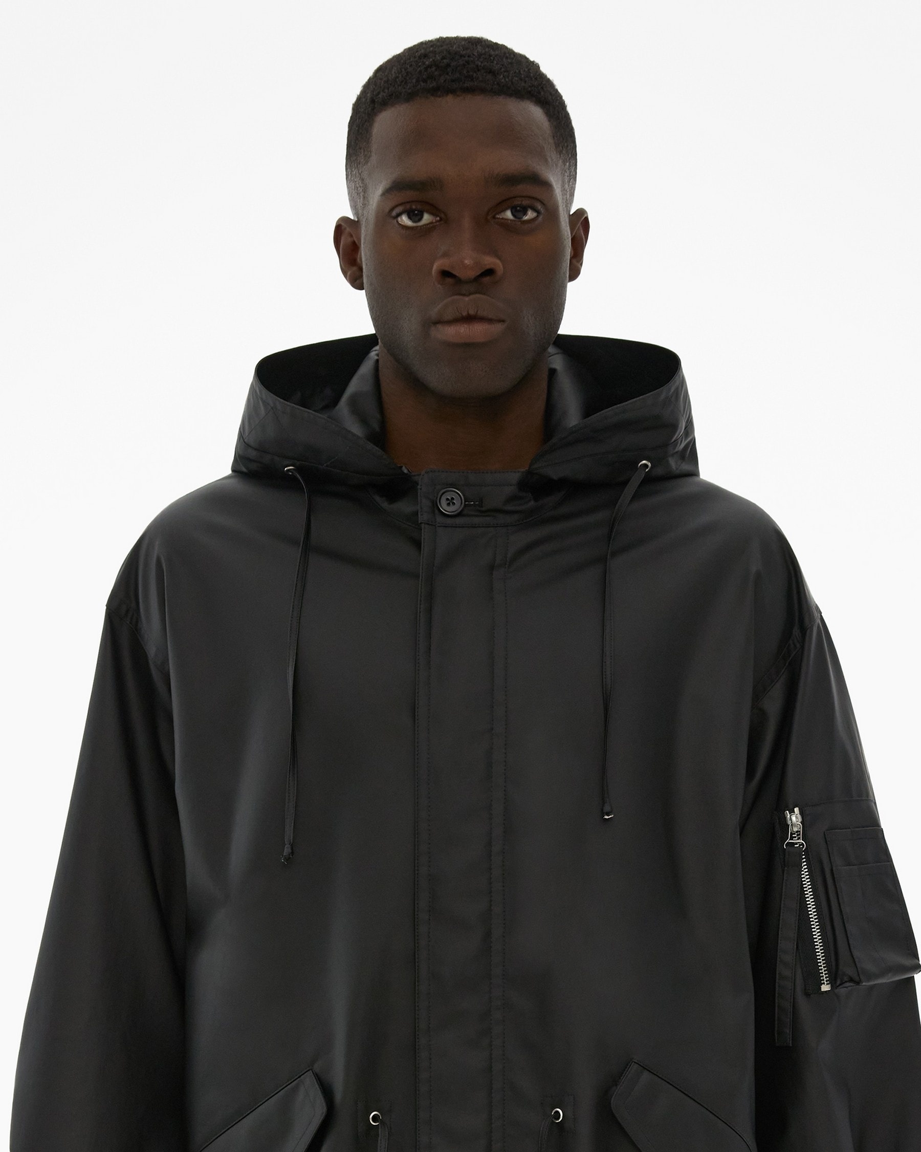 RUBBER LOGO PARKA - 7