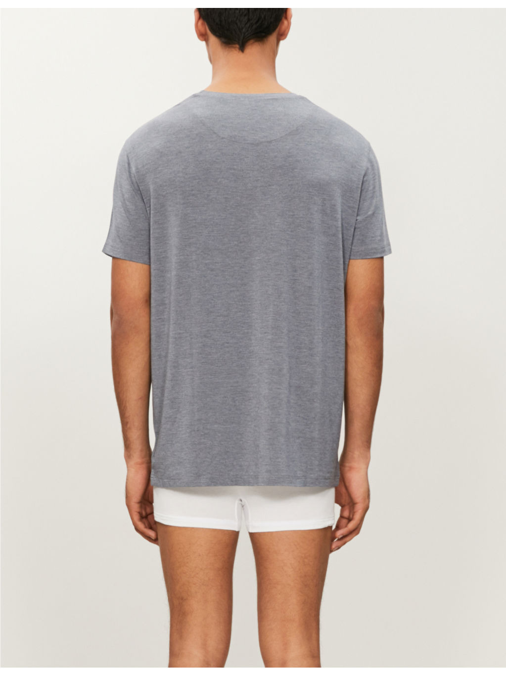 Basel crewneck stretch-modal T-shirt - 4