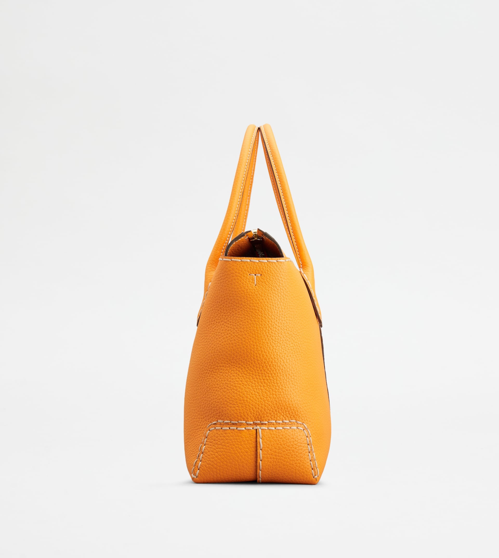 TOD'S DI BAG IN LEATHER MEDIUM - ORANGE - 2