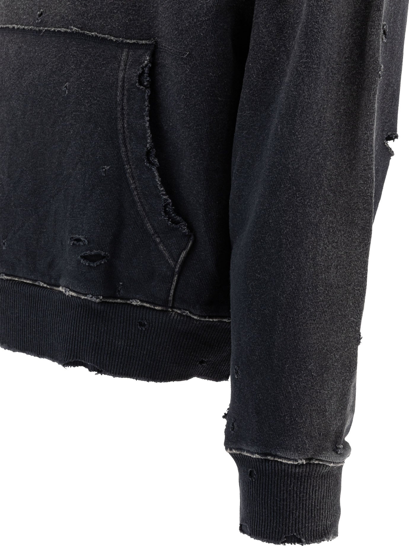 Kapital "studs Thriller Distressed" Hoodie - 4