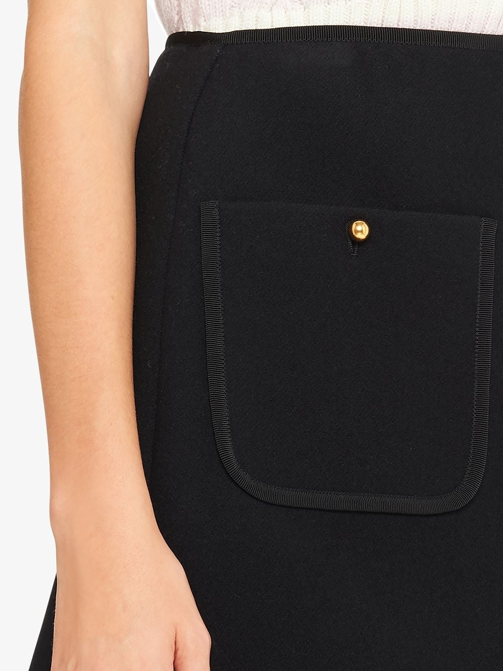 pocket detail high-waisted skirt - 5