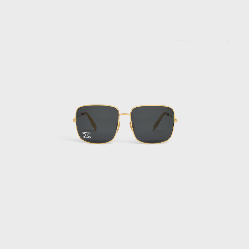 CL40284U Triomphe Rhinestone 01 Sunglasses in Metal with Crystals - 1