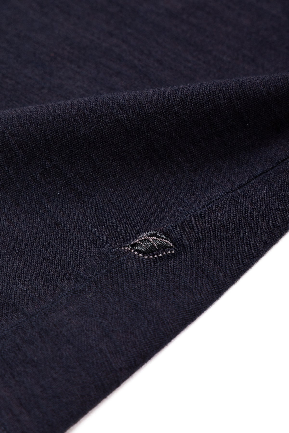 Indigo Jersey Crew Neck T-shirt - Indigo x Black - 6