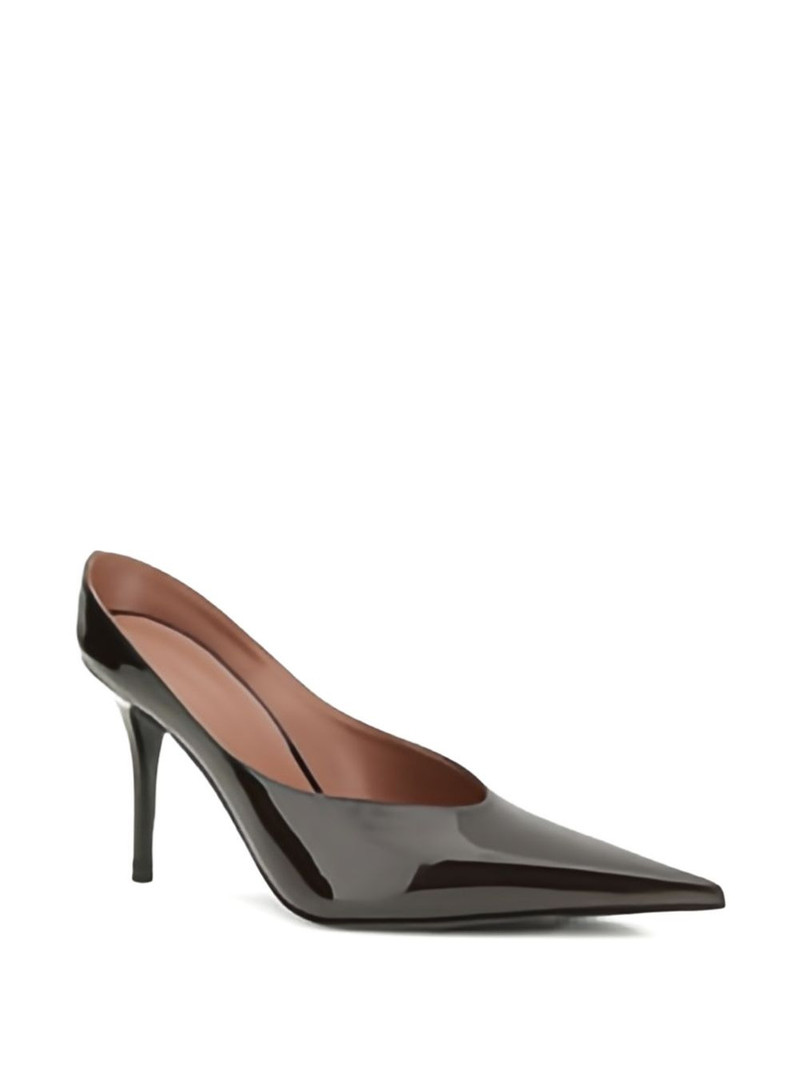 Amina Muaddi 90mm Anok point-toe mule outlook