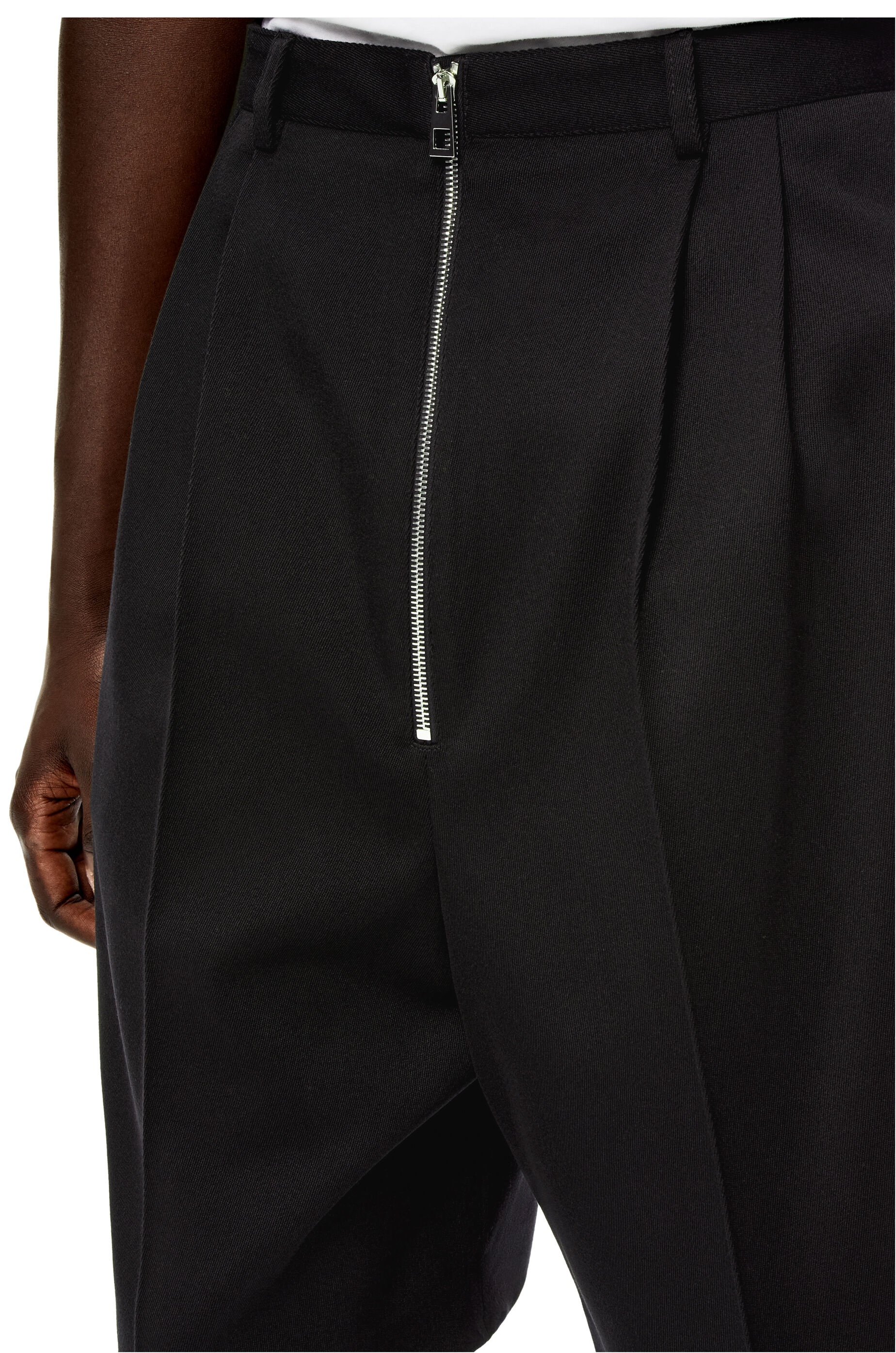Zip Bermuda shorts in wool - 5
