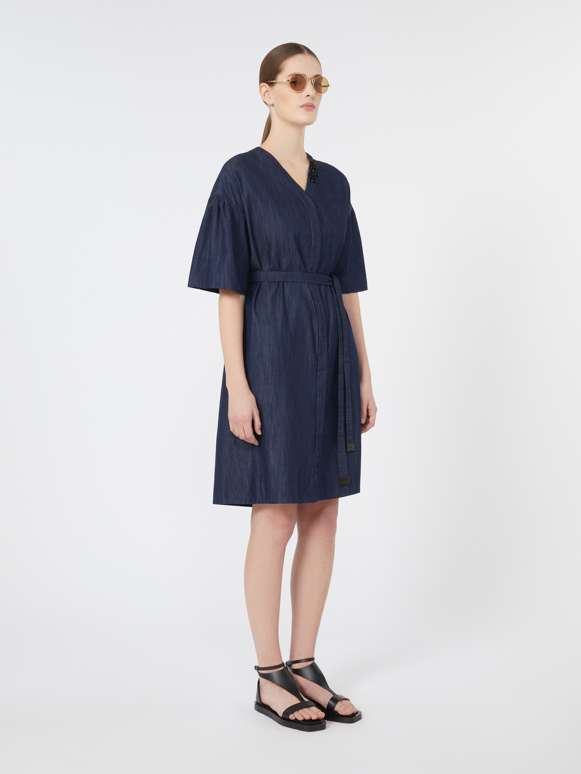 DANIA Cotton denim dress - 2