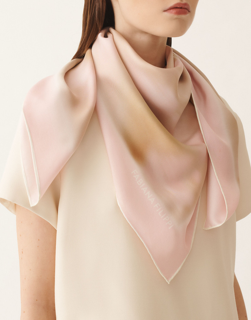 Printed silk scarf 3