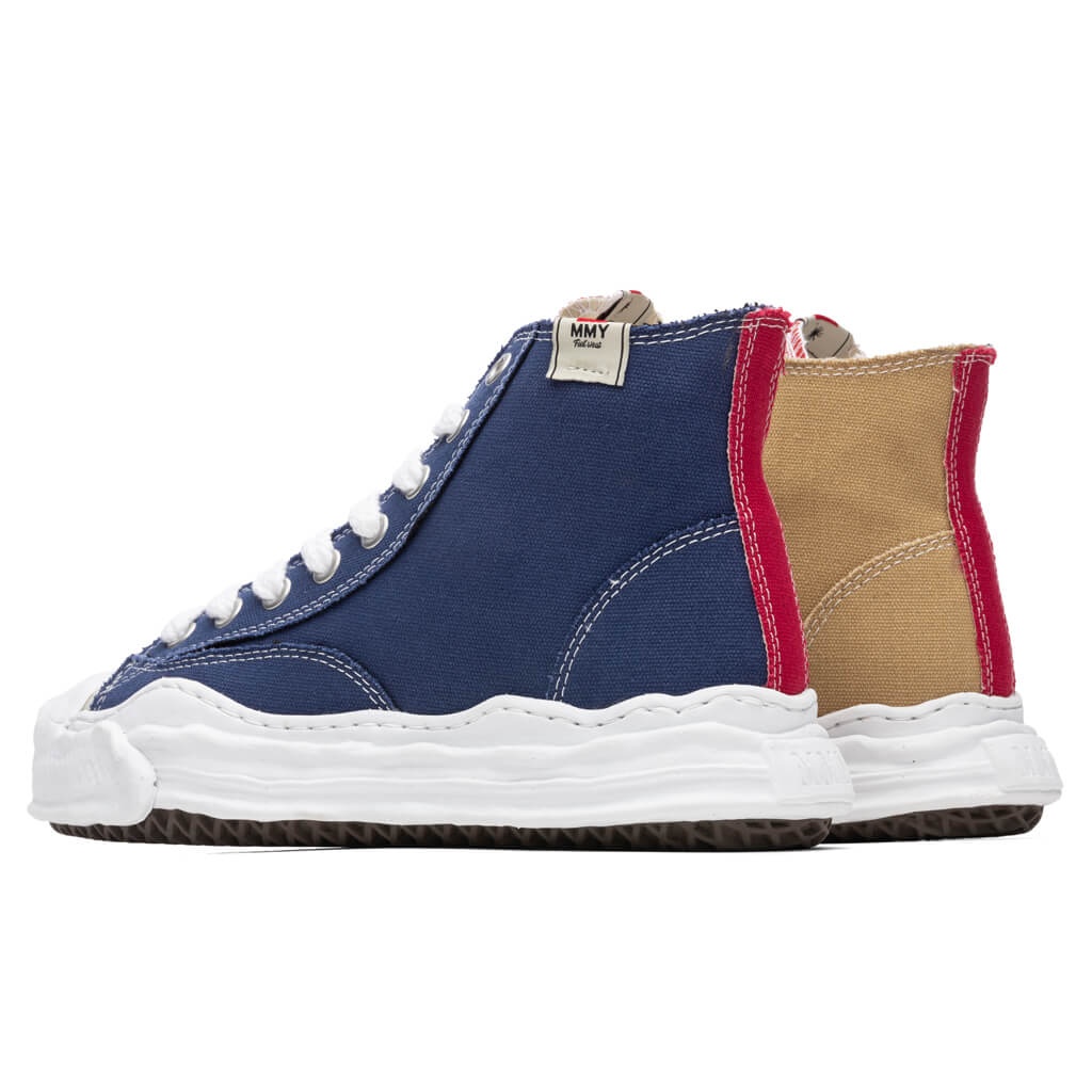 ORIGINAL SOLE TOE CAP HI SNEAKER - NAVY/BEIGE - 3