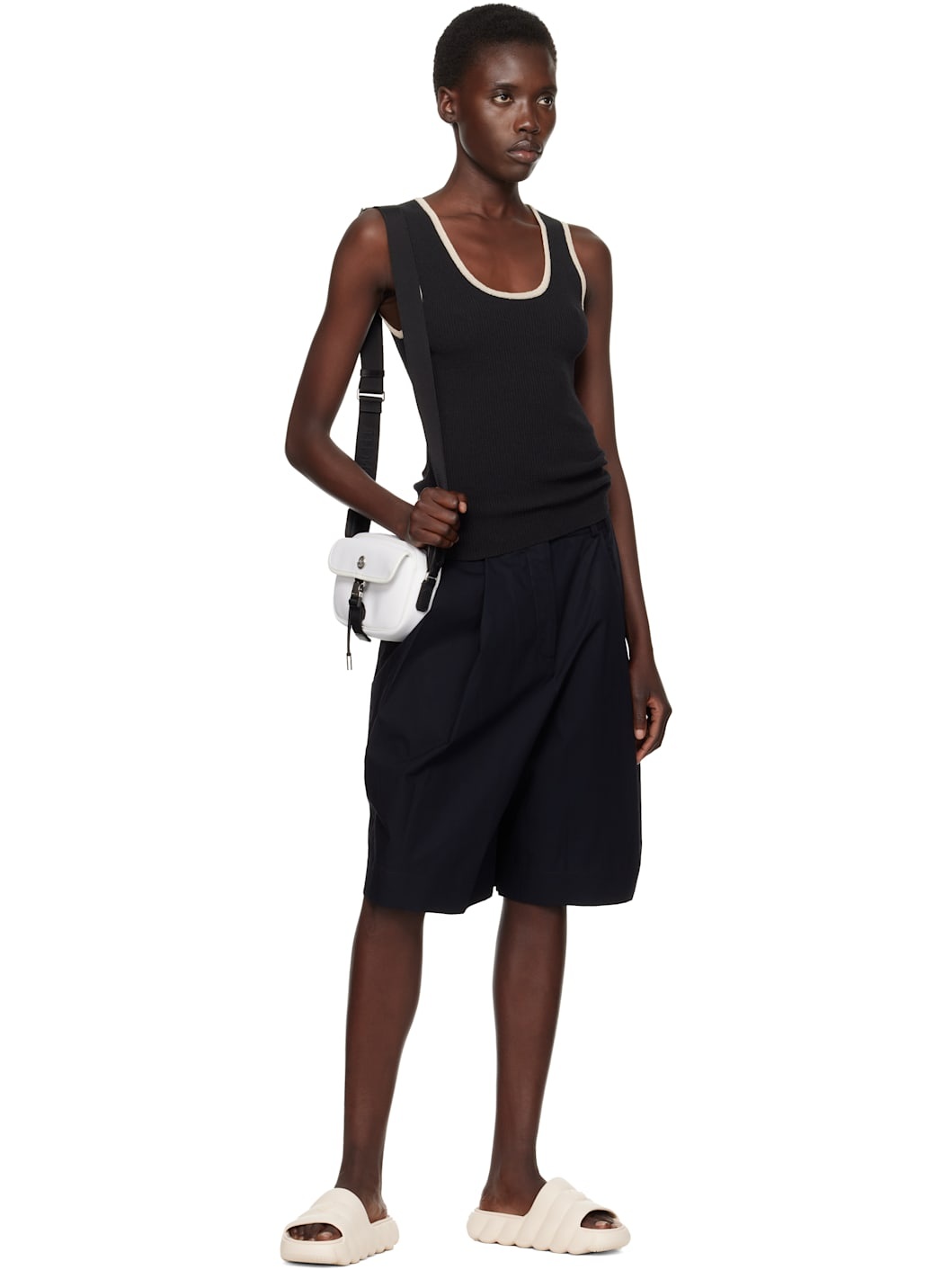White New Trick Cross Body Pouch - 4
