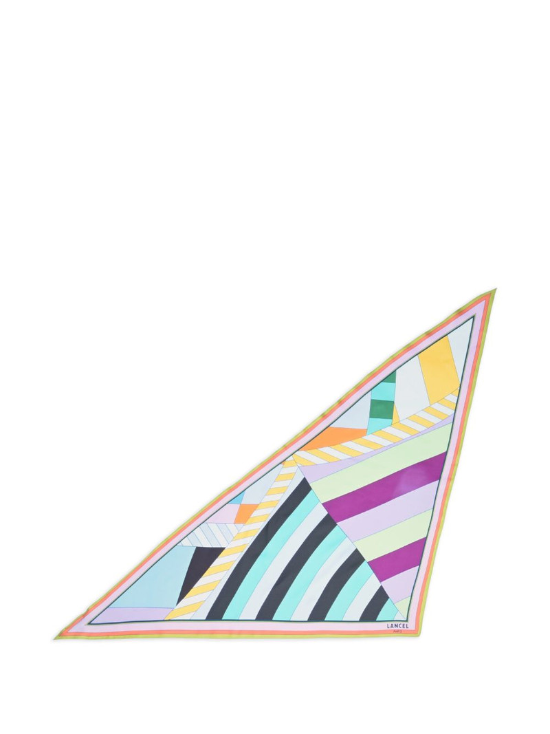 geometric triangle scarf 1
