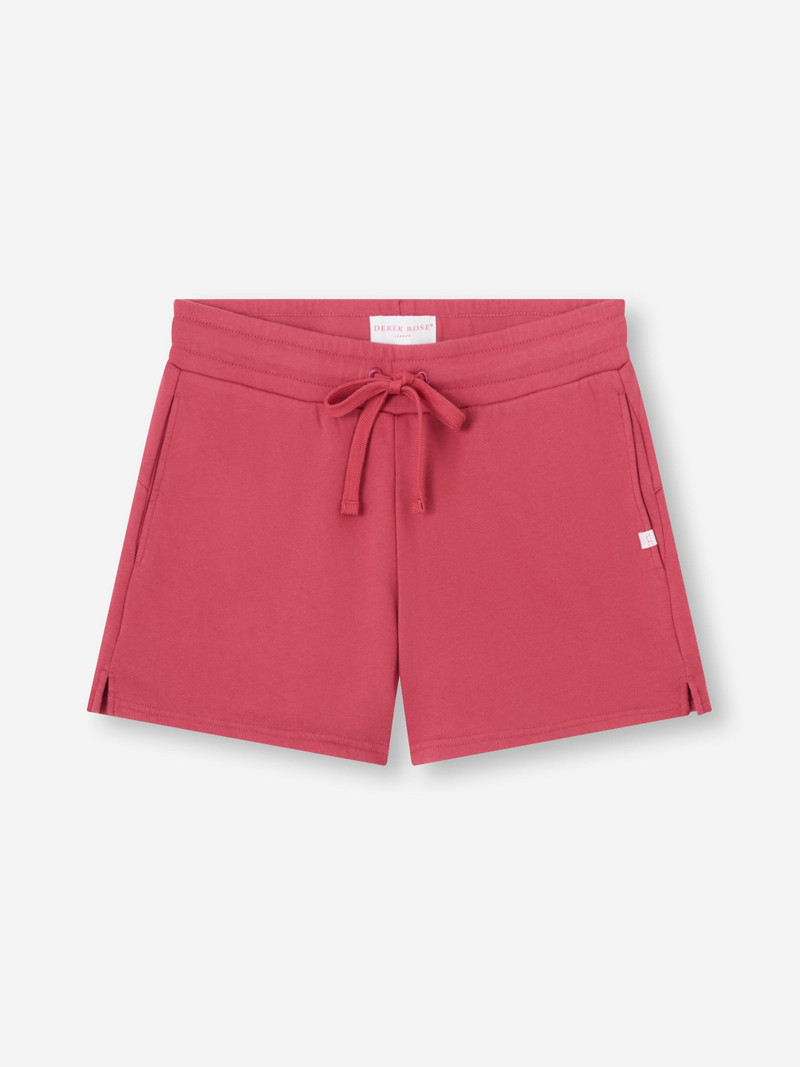 Women's Sweat Shorts Quinn Cotton Modal Garnet Red 4