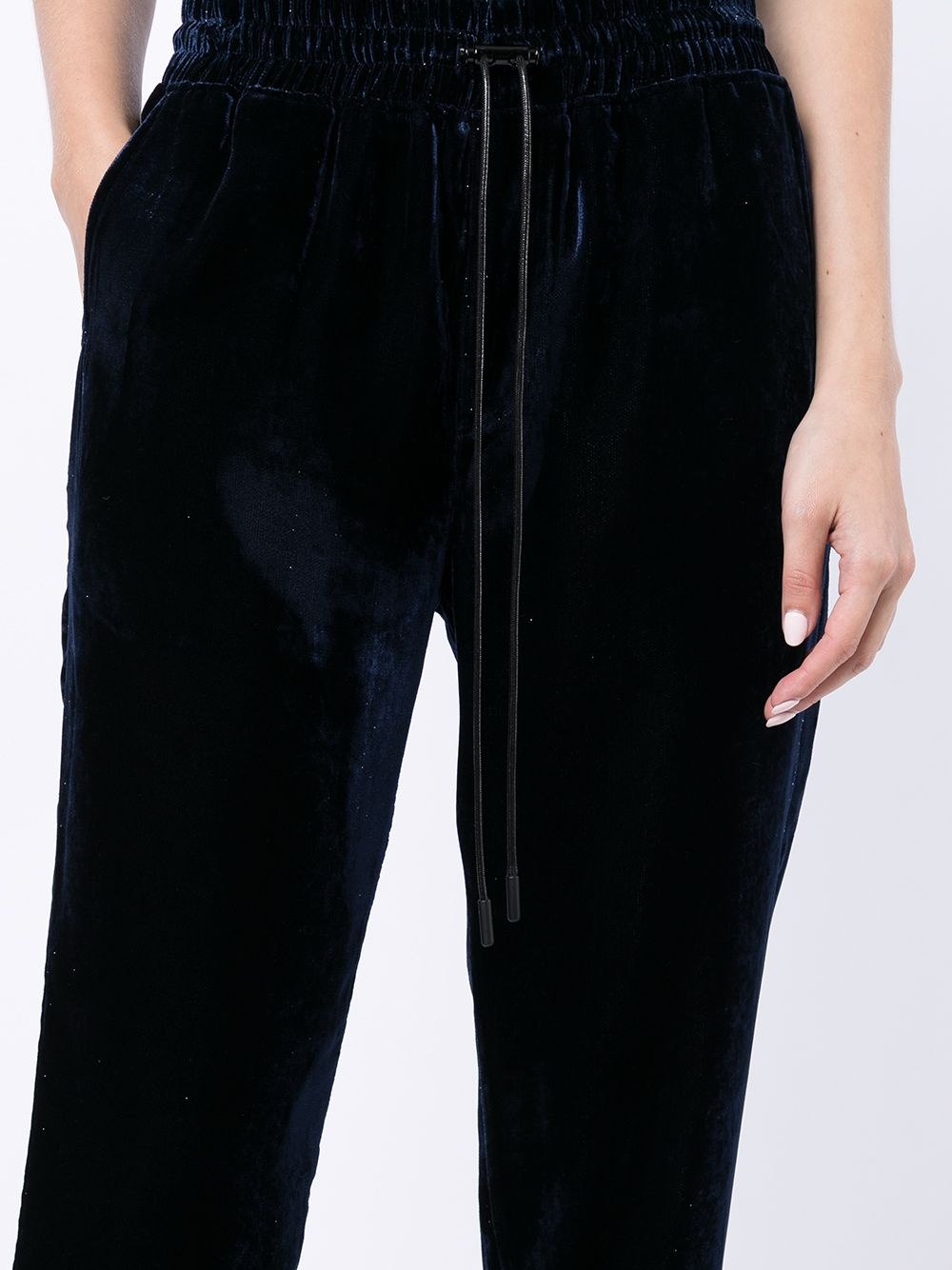 velvet-effect pyjama pants - 5