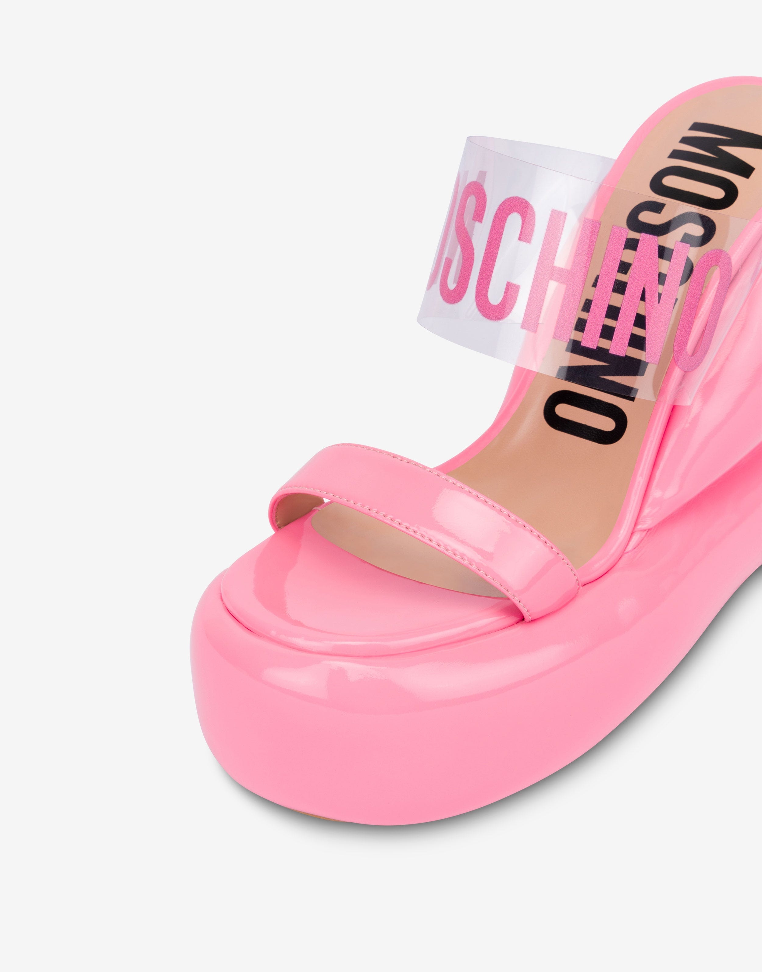 INFLATABLE EFFECT WEDGE SANDALS - 4