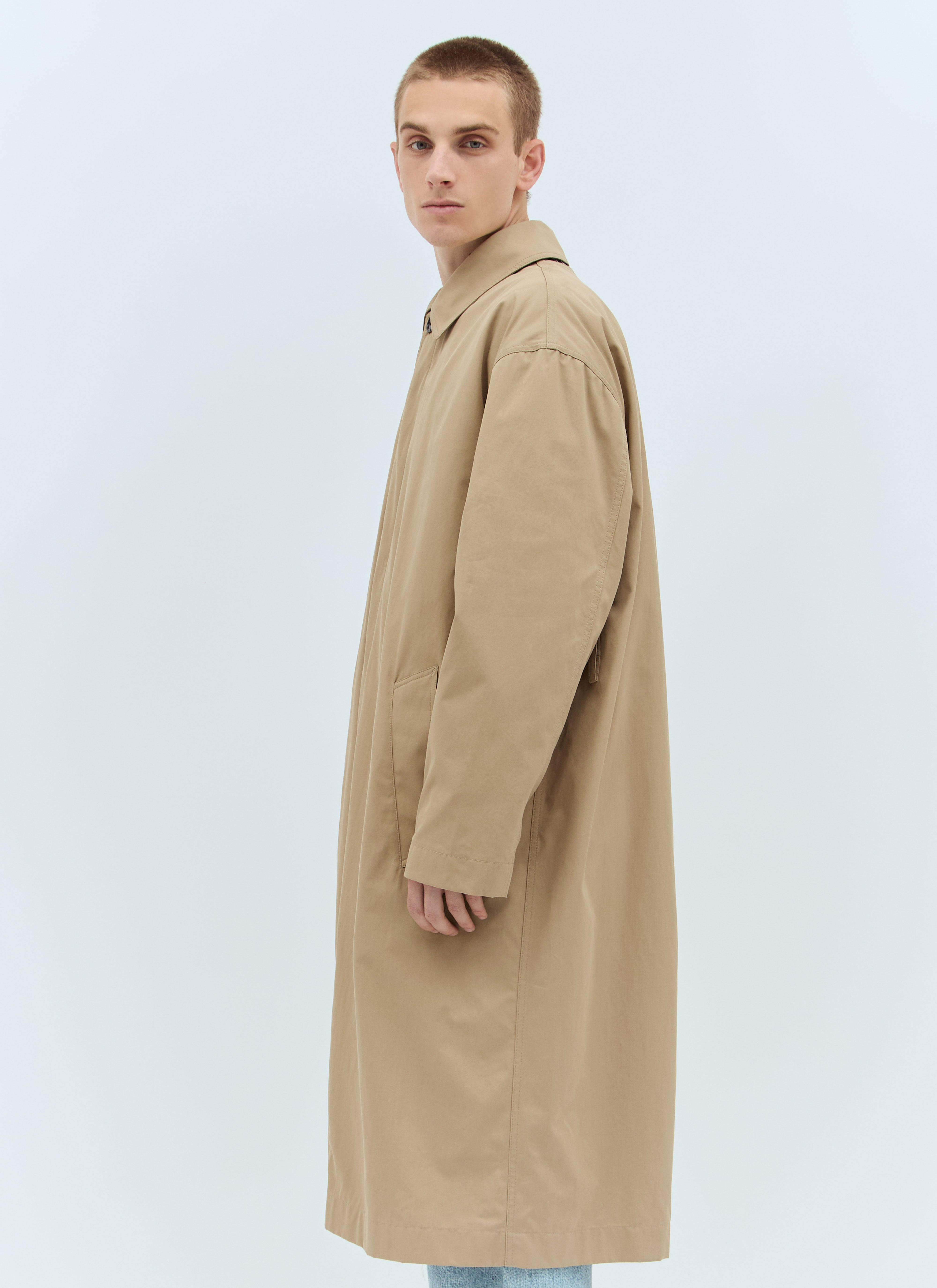 Bottega Veneta Men Cotton Twill Trench Coat - 4