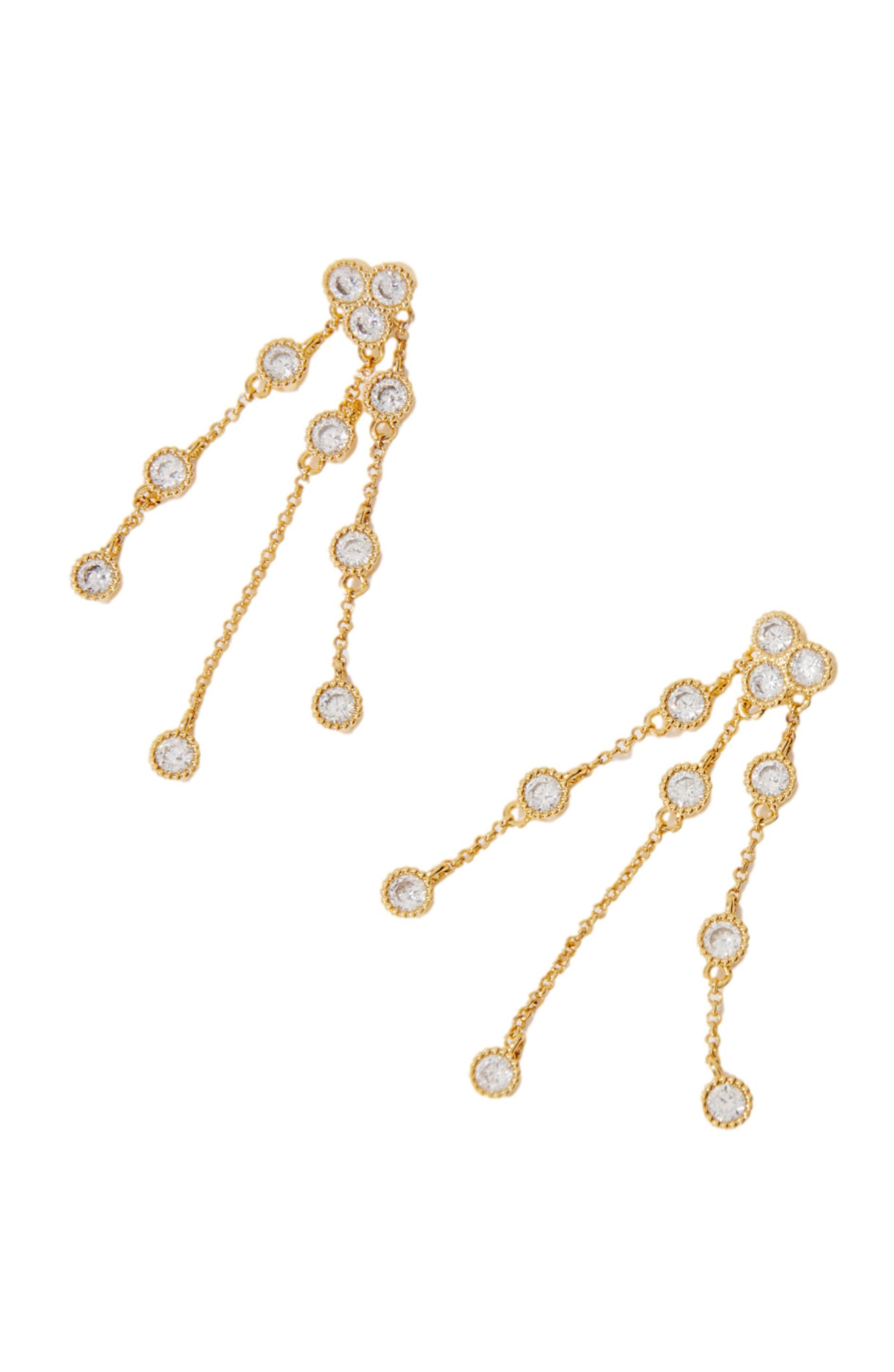maje Gold-plated recycled brass earrings at Nordstrom - 3