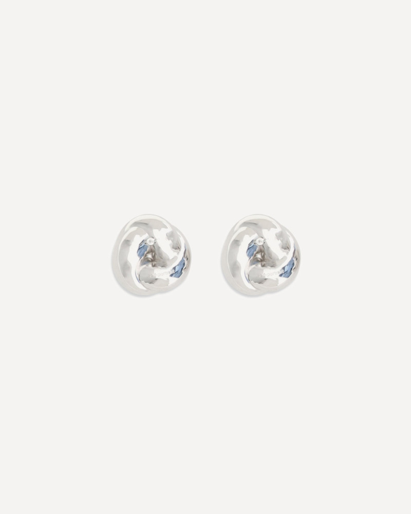 self-portrait Silver knot Earrings outlook