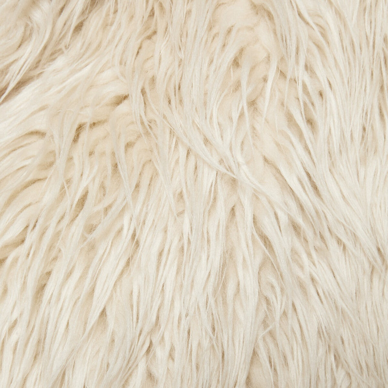 Faux fur coat with feathers 6